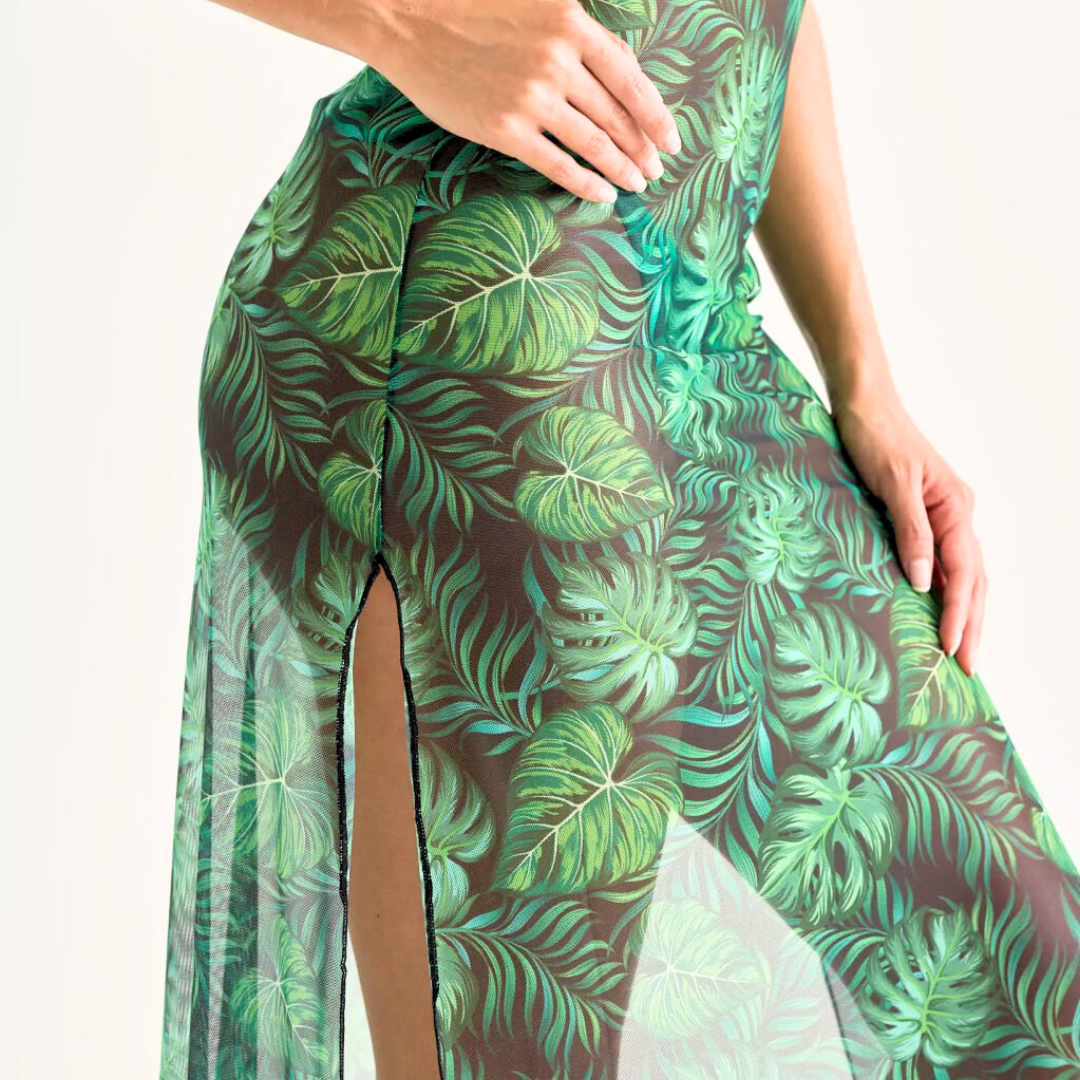 Halter Dress Green